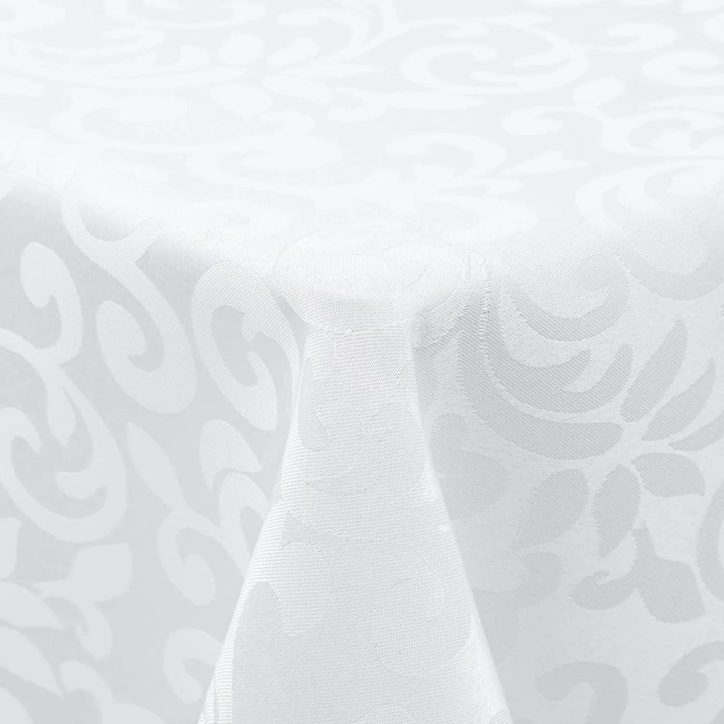 Nappe de table blanche imperméable