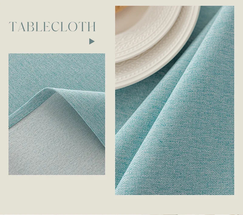 Nappe de table en coton – Imperméable et anti-taches