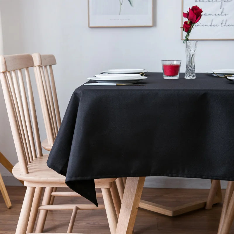 Nappe de table imperméable - Noir