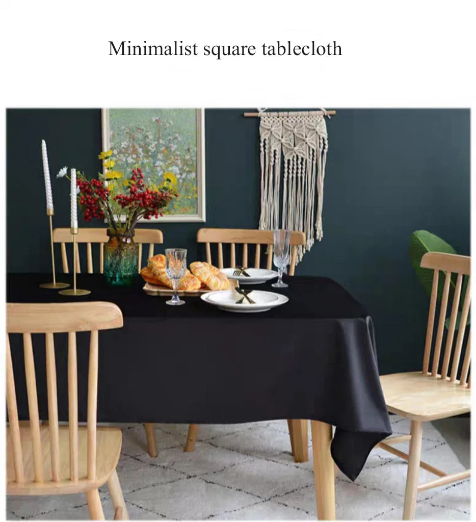 Nappe de table imperméable - Noir