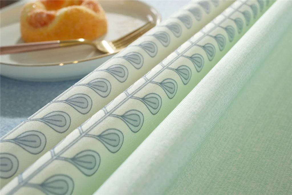 Nappe en coton imperméable – à larges rayures