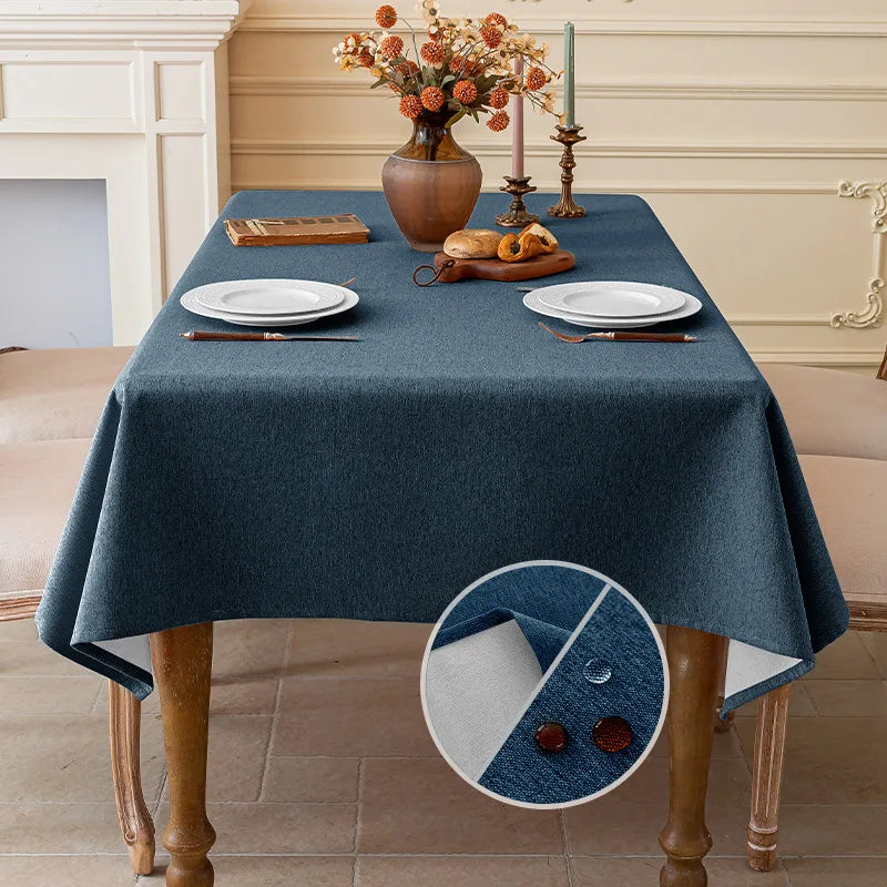 Nappe de table en coton – Imperméable et anti-taches
